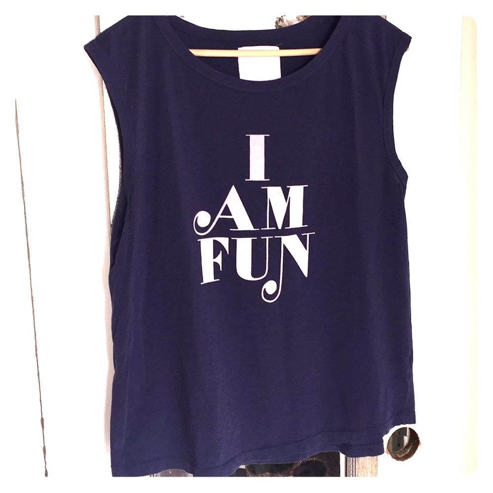 ban.do Sleeveless graphic tee.